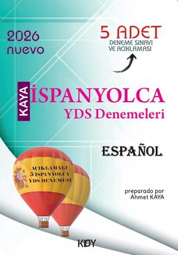 «Kaya İspanyolca YDS Denemeleri» KİTAPYURDU DOĞRUDAN YAYINCILIK (KDY) pdf indir